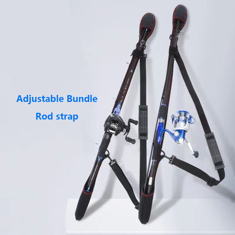 Fishing Rod Fly - Neue Angelruten-Schutzhülle Fliegenruten-Abdeckung Rutentasche Halter Gürtelriemen