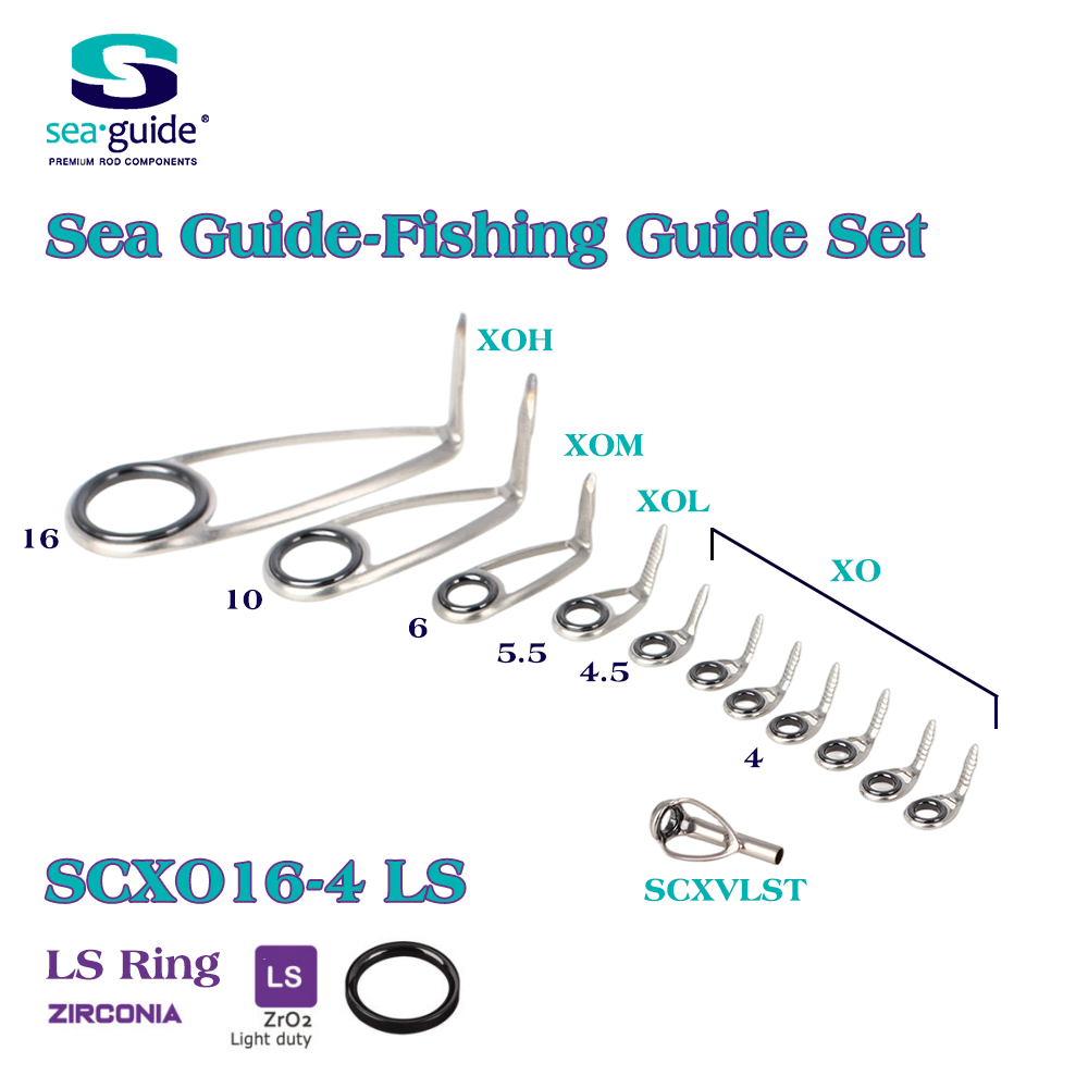 Fishing Rod Surf - Sea Guide Einzel-Fuß-Rutenhalter XOLS Set Edelstahlrahmen