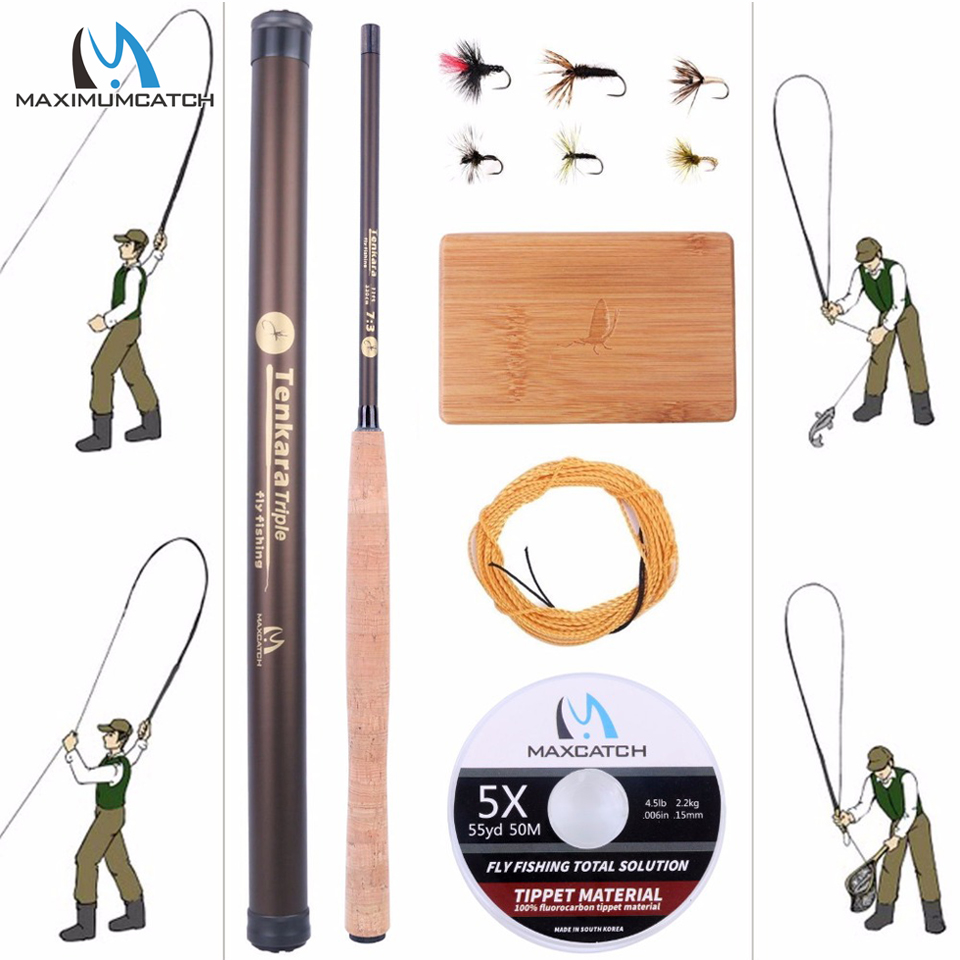 Fishing Rod Fly - Maximumcatch 9-13FT V-Tenkara Stange Outfit IM10/36T