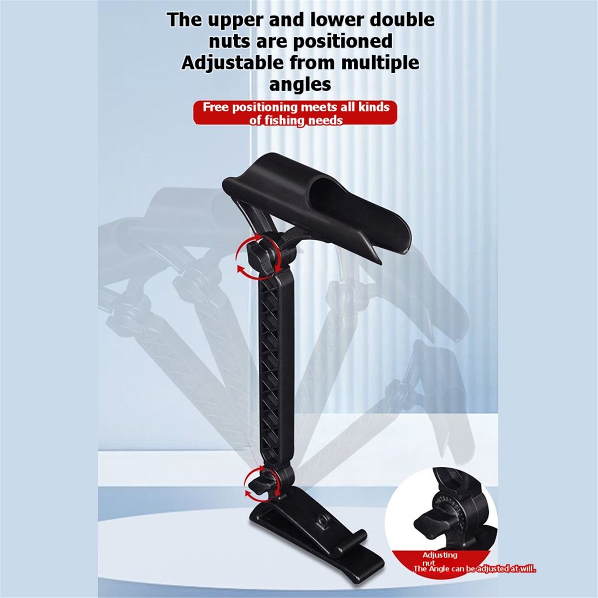 Fishing Rod Holder - POPULAR-2 Stück Verstellbarer Eimer-Rutenhalter für Eisfischen,