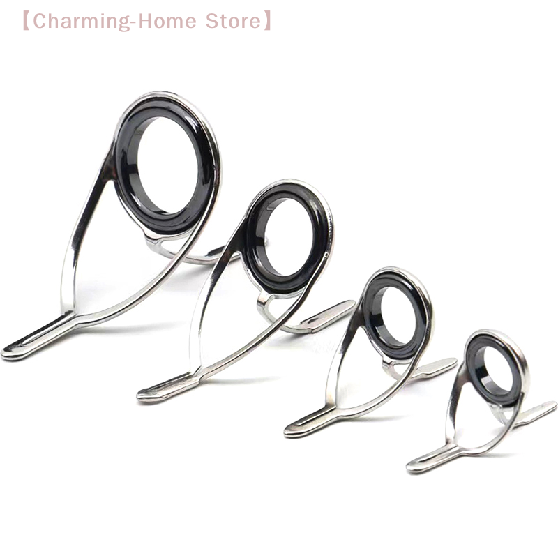 Fishing Rod Tip Replacement - 【M】4-teiliges Angelruten-Reparaturset aus Edelstahl, Führungsring-Spitzen-Set, Ersatzteile