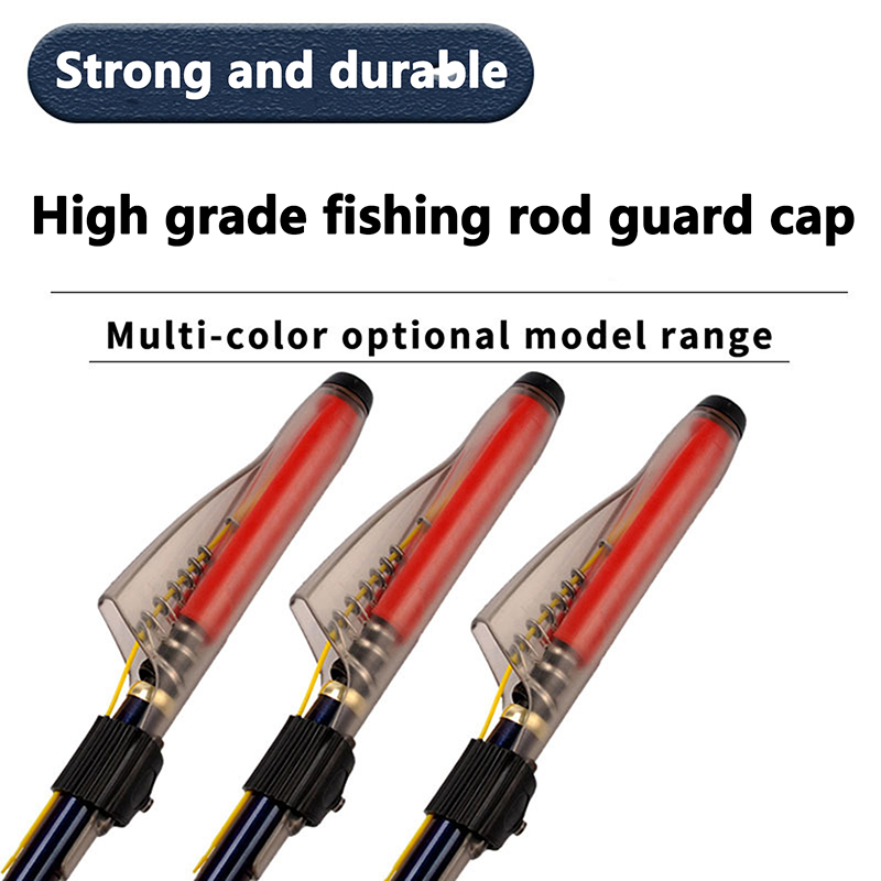 Fishing Rod Building Kit - 1 Stück Transparente Angelruten-Spitzenschutzkappe Rutenführungsschutzkappe Meeresruten-Schutzkappe