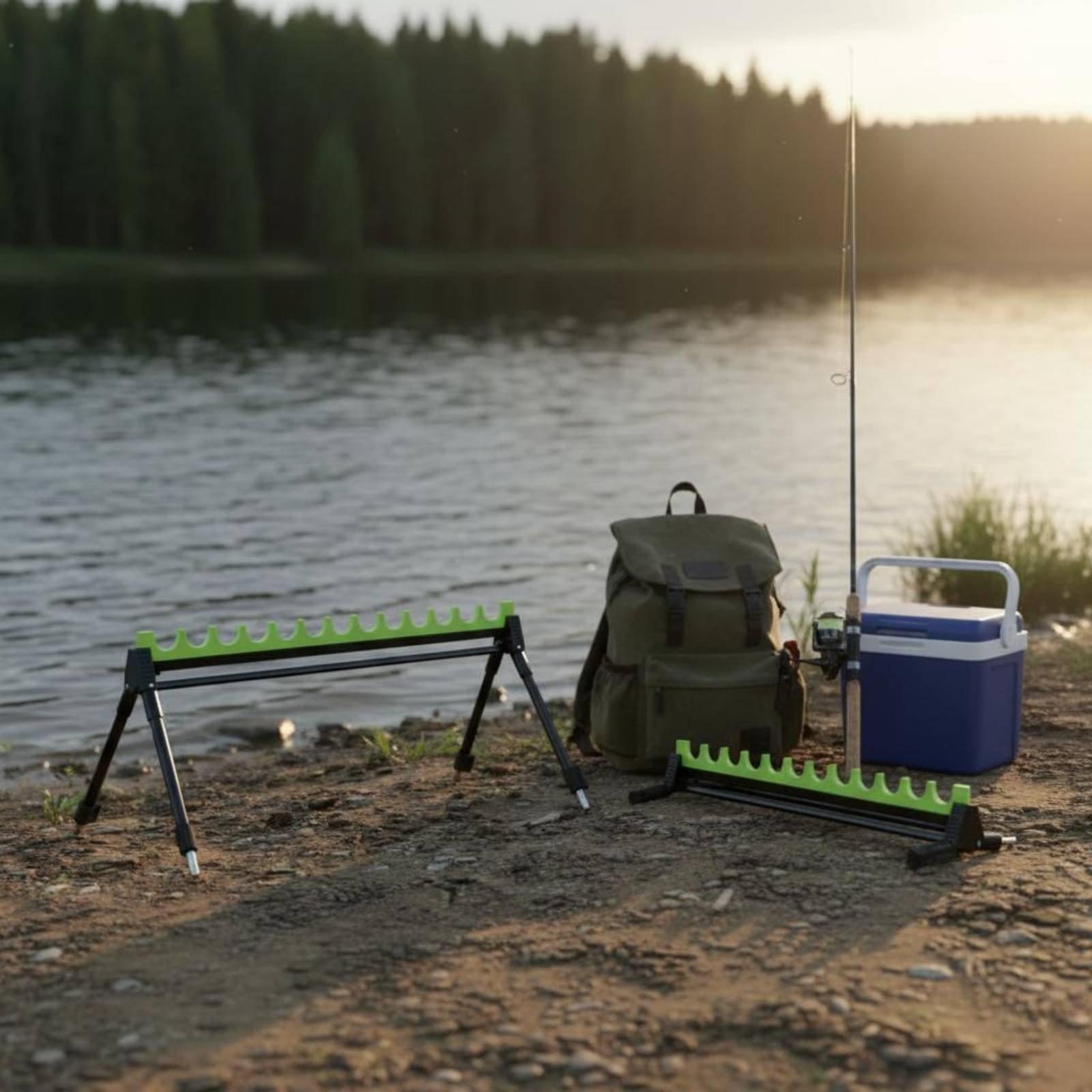 Multifunktionaler Angelrutenst – Fishing Rod Rack Bewertung und Preis
