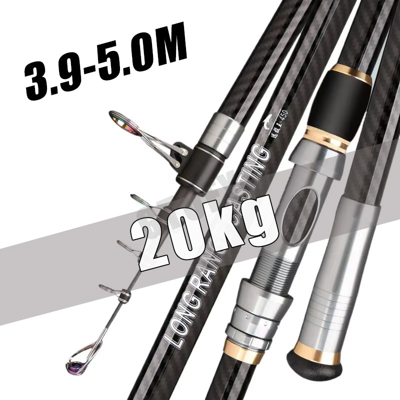 Teleskop-Angelrute, 3,9 m, 4,2 – Fishing Rod Surf Bewertung und Preis
