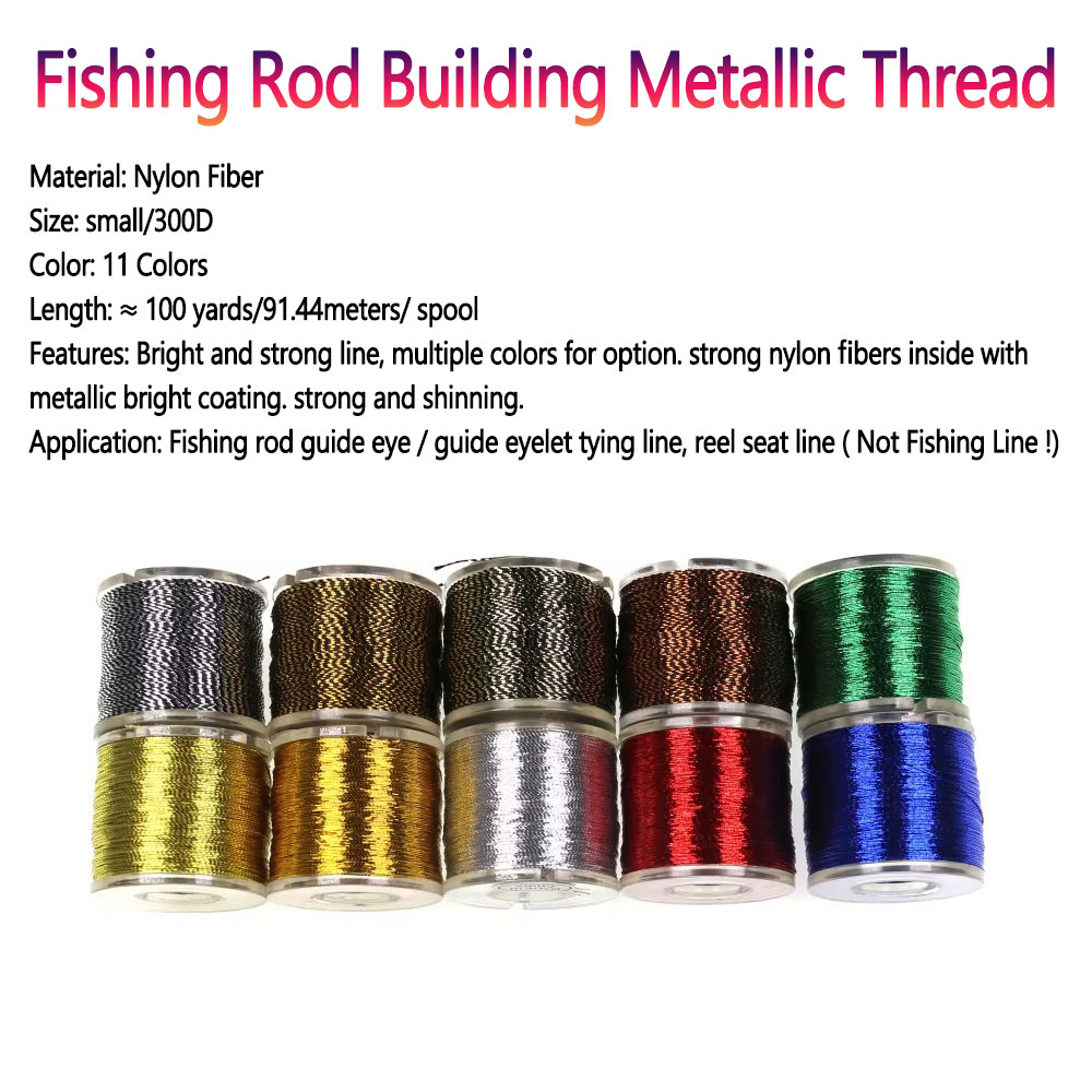 100 Yards/Spule Metallfaden zu – Fishing Rod Building Kit Bewertung und Preis