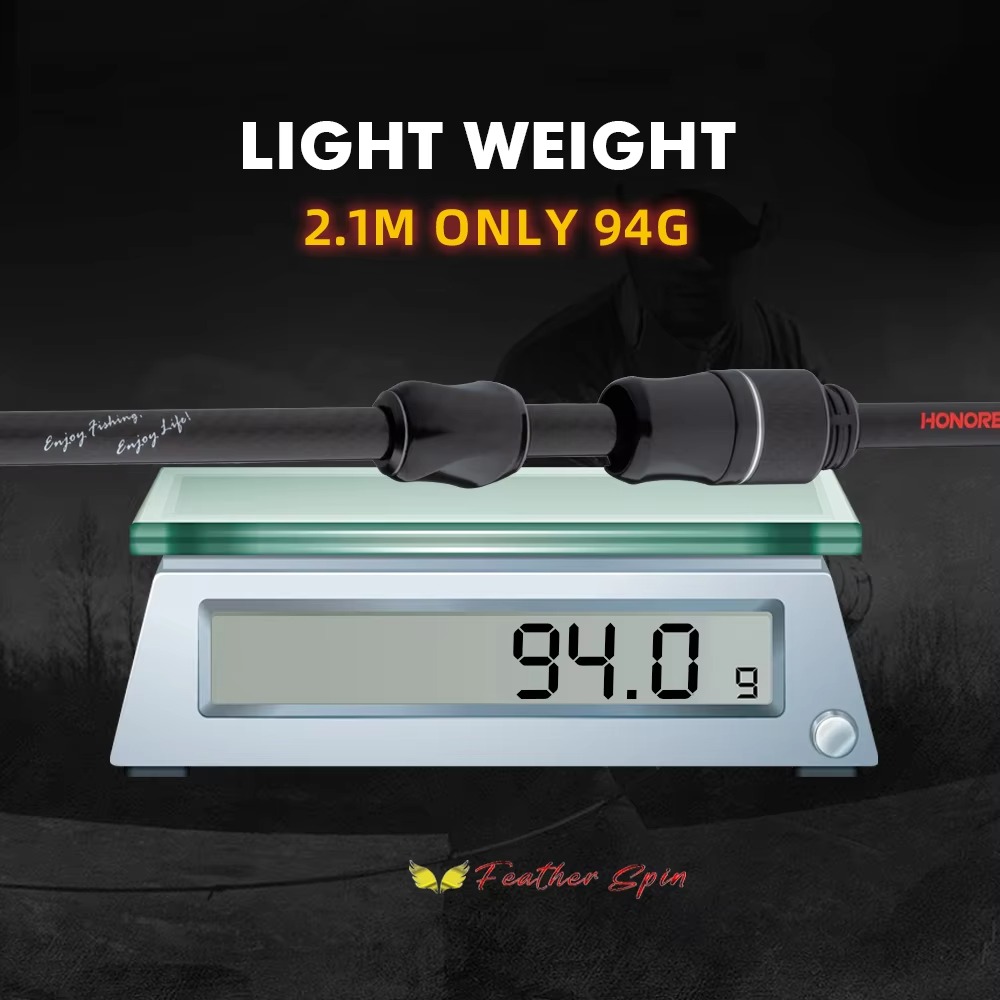 Süßwasser-Perch-Bass-Spinnrute – Fishing Rod Carbon Fiber Bewertung und Preis